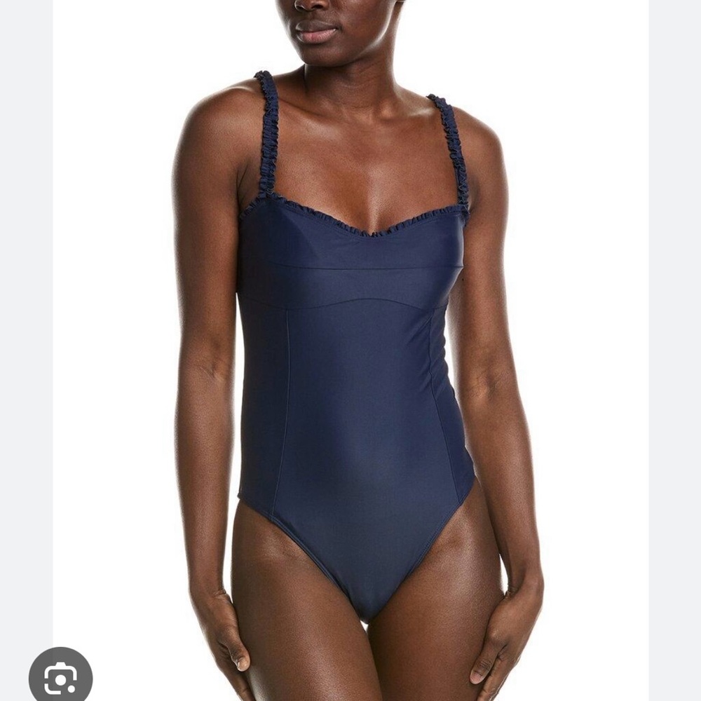 Summersalt Midnight Blue Ruffled One Piece